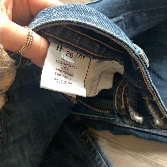 Hudson Dark Blue Jeans - Picture 4 of 5